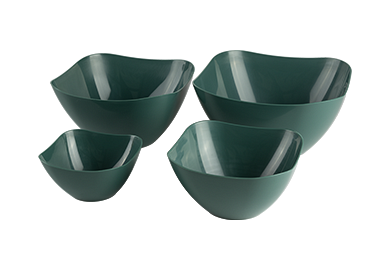 Set of salad bowls Family comfort, 4 pcs., pine